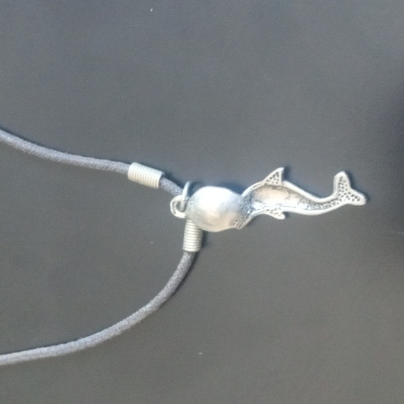 [2 FOR 1] Dolphin Y2K pendant with an empty space - Picture 3 of 5